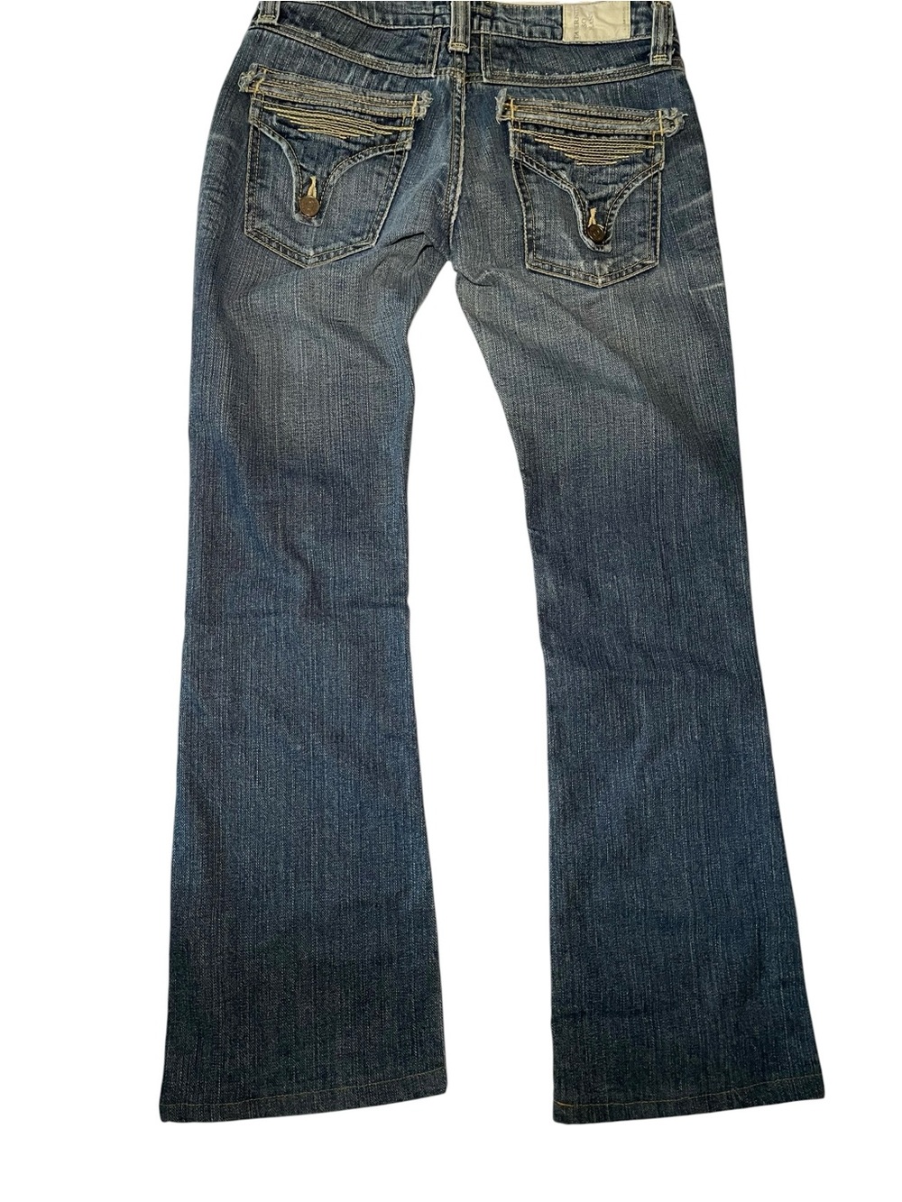 Taverniti So Peggy Jeans Size 27 Low Rise Bootcut Y2K